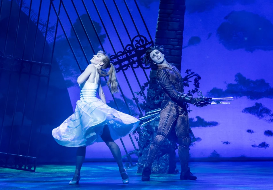 Katrina Lyndon and Liam Mower in Edward Scissorhands. Photo by Johan Persson