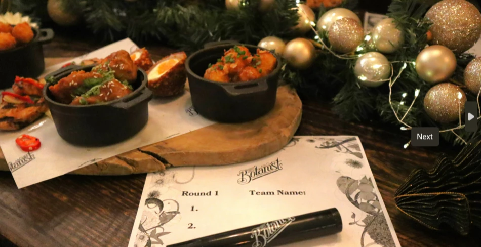 Christmas Quiz At The Botanist