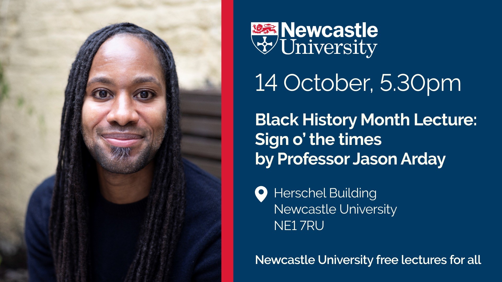 Black History Month Lecture: Sign o' the times by Professor Jason Arday ...