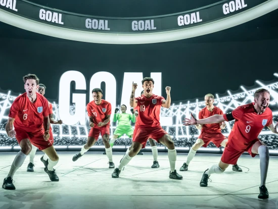 The cast of Dear England in the West End 2023, Photo by Marc Brenner