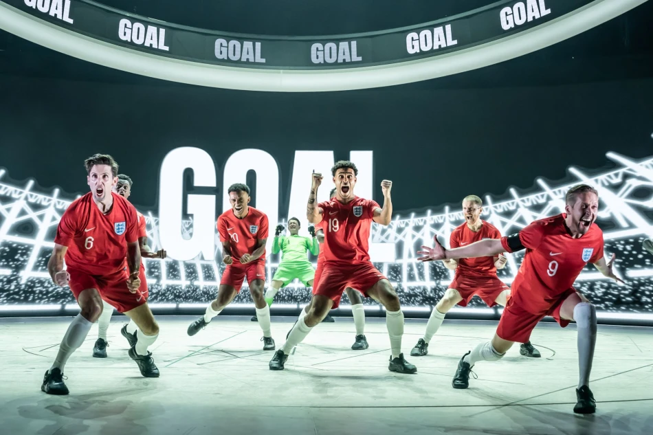 The cast of Dear England in the West End 2023, Photo by Marc Brenner
