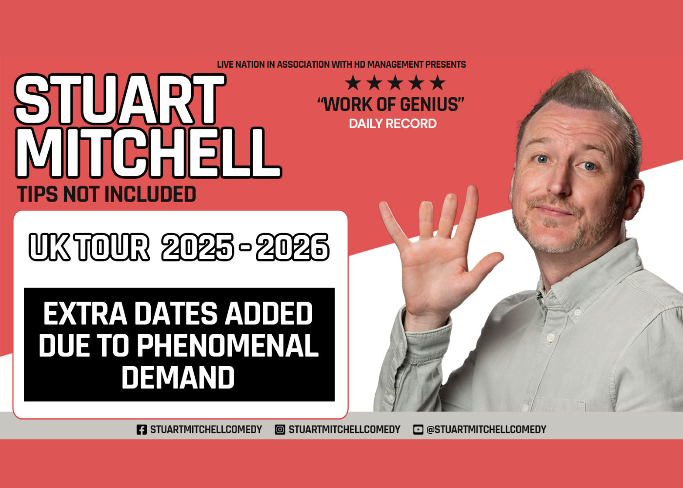Stuart Mitchell - Tips Not Included | Get into Newcastle | Get into ...