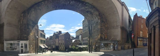 The exterior of UpSide Down Presents Gift Shop