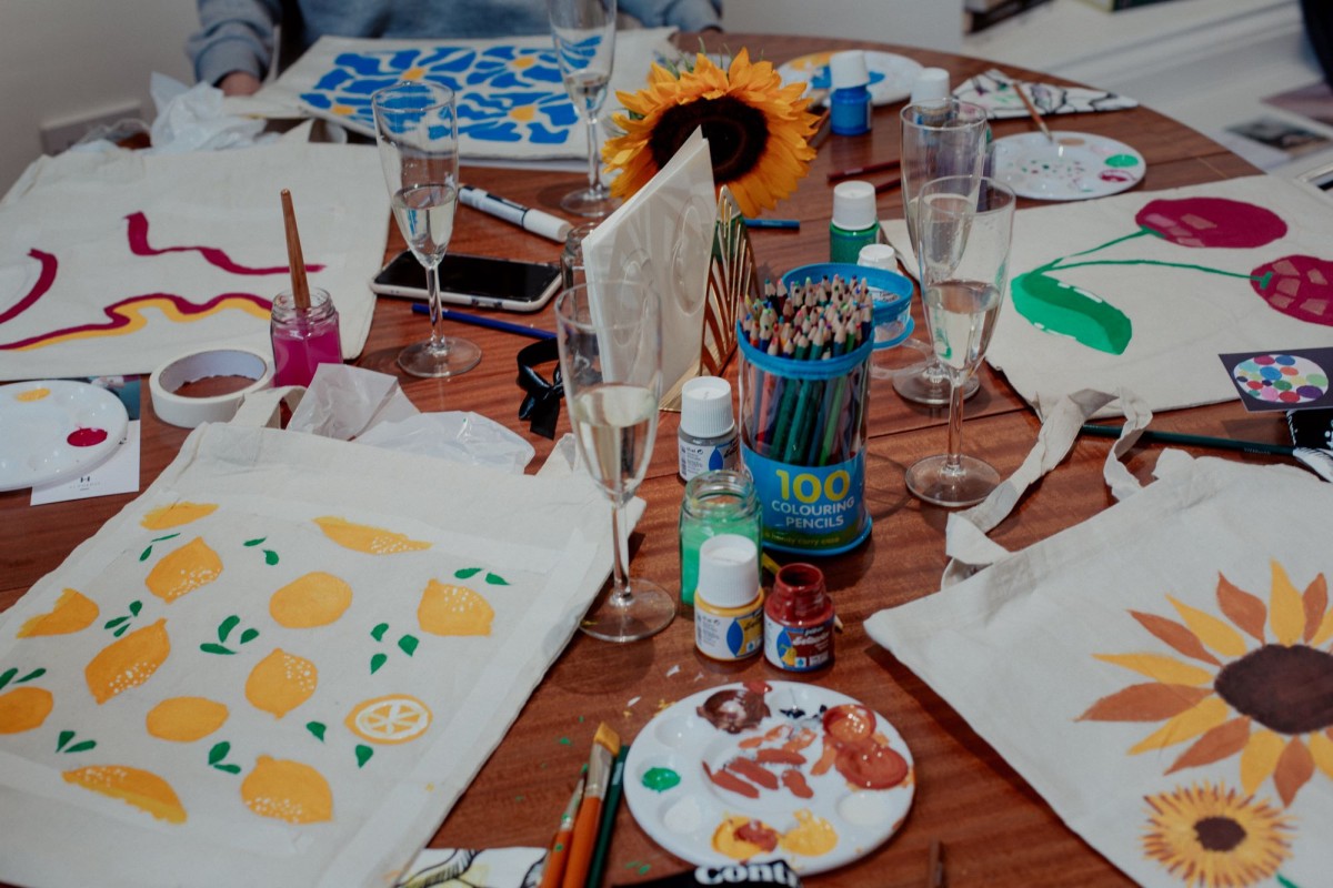 Hancock Gallery's Tote Bag Workshop