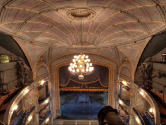 The ceiling of the grand Tyne Theatre & Opera House