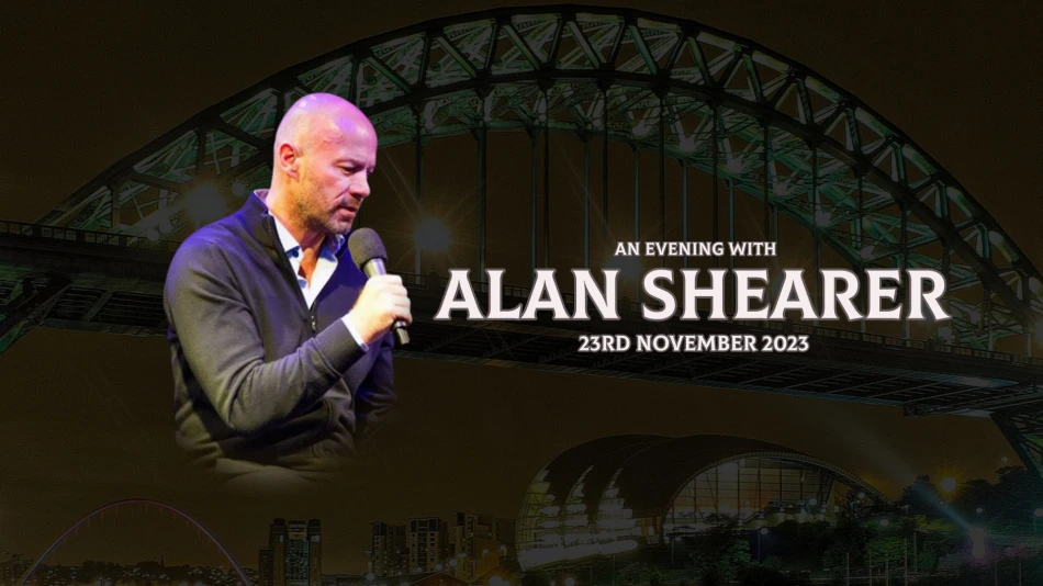An Evening with Alan Shearer at Tyne Theatre and Opera House