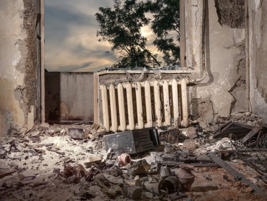 Roman Bordun Destroyed apartment, Irpin, Kyiv region, June 2022