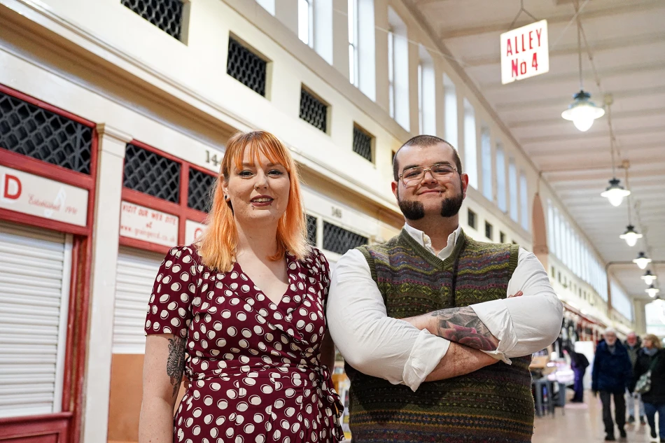 Jenn Gray and Adam Gordon, owners of Tender Hooligan