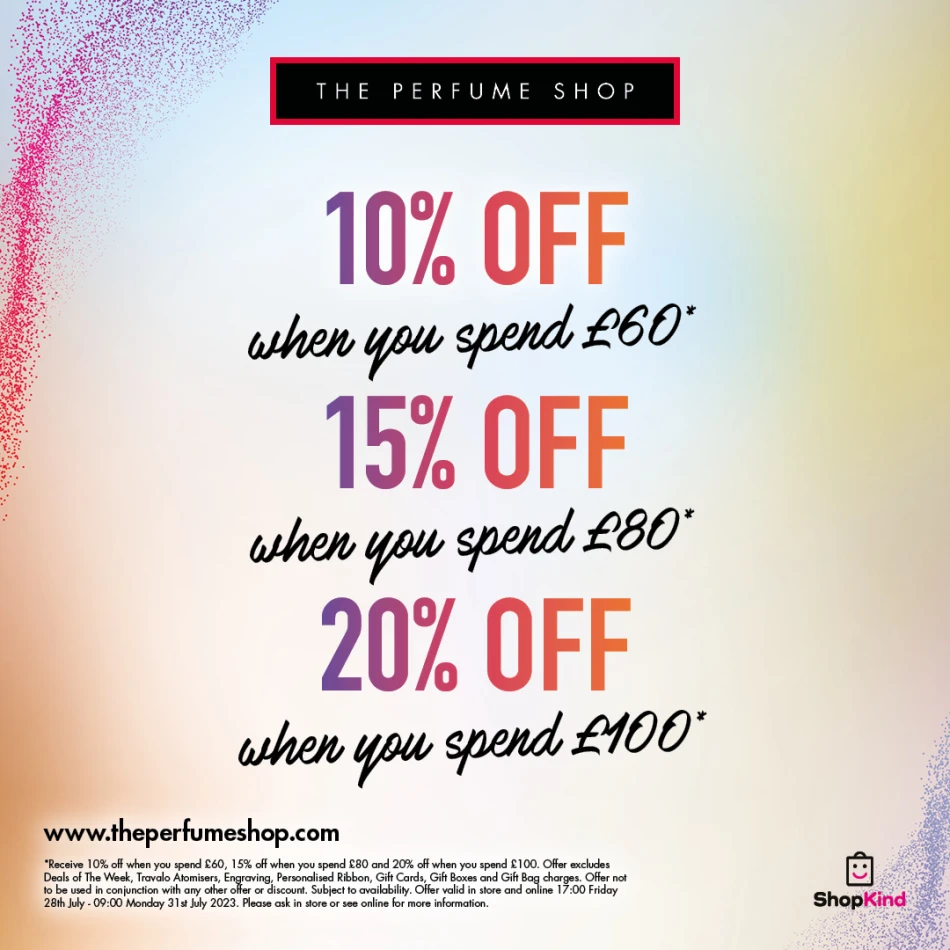 The Perfume Shop July 2023 offer