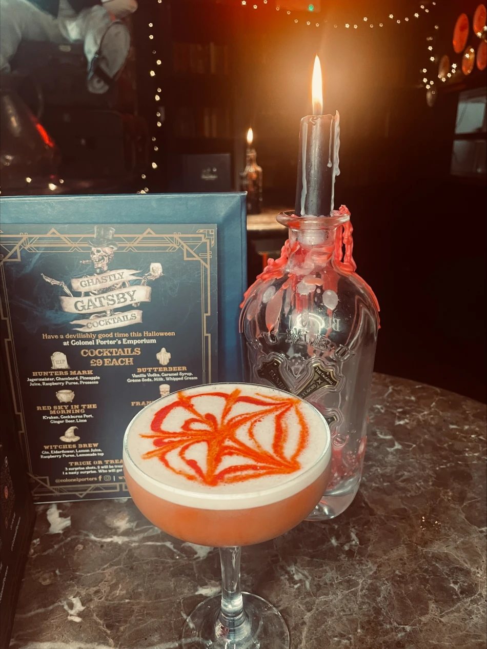 Halloween cocktails at Colonel Porter's