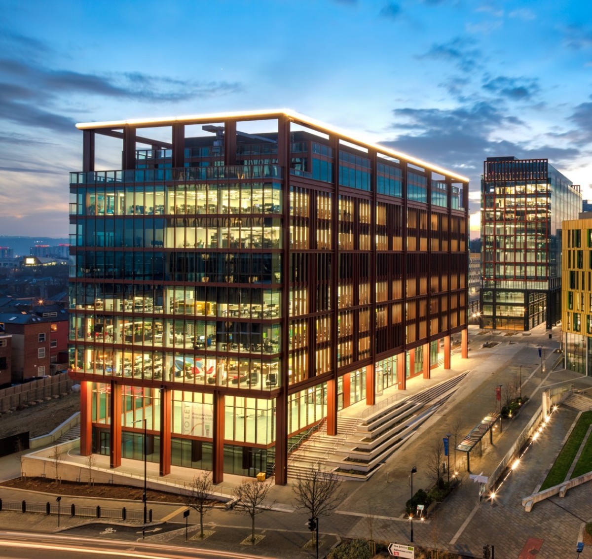 The Lumen and The Spark at Newcastle Helix, Image courtesy Ryder Architecture
