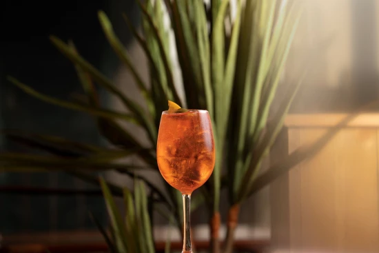 A cocktail at Cafe Mercy