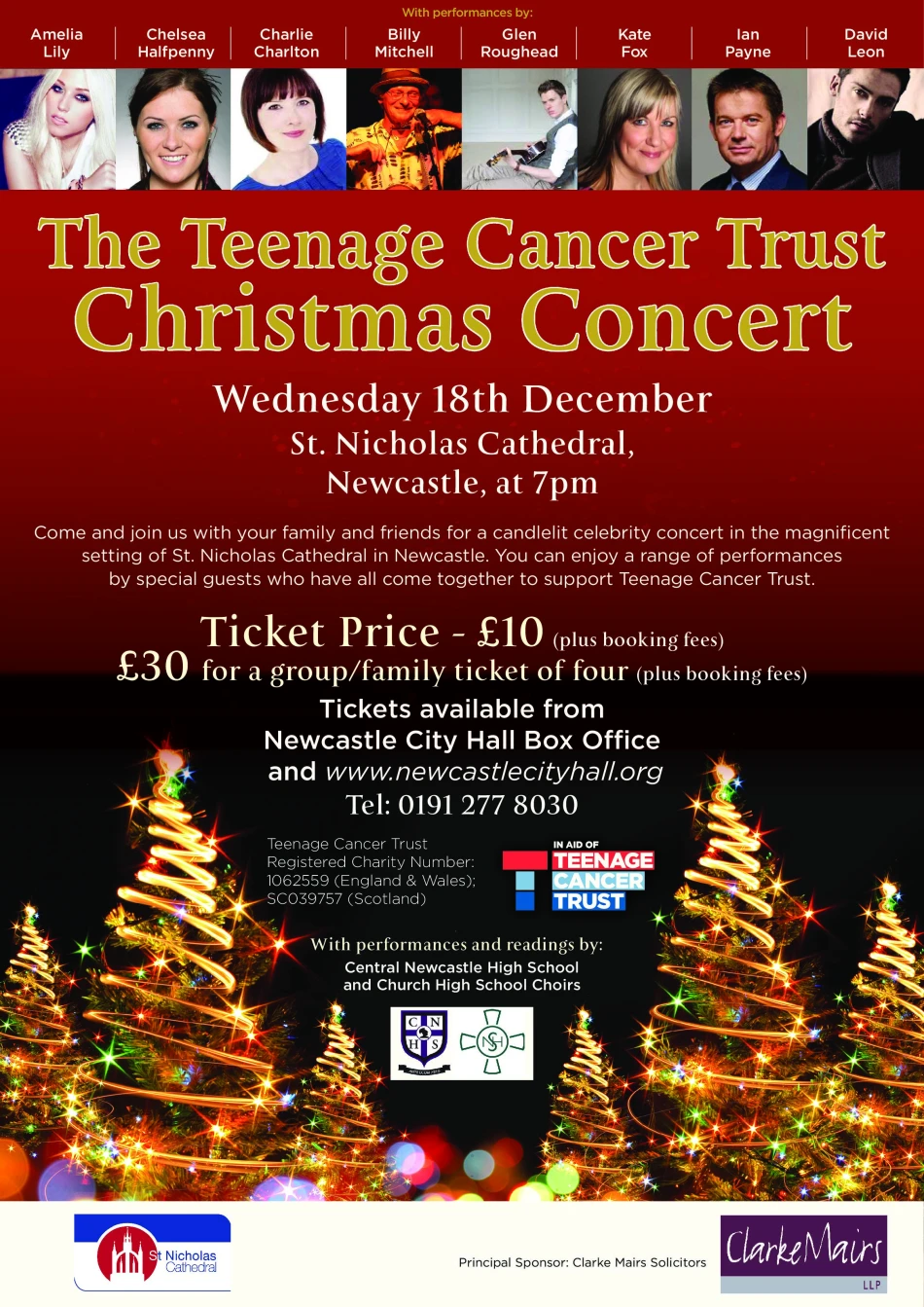SINGERS LAUNCH TEENAGE CANCER TRUST SINGLE AT CHRISTMAS CONCERT Get singers-launch-teenage-cancer-trust-single-at-christmas-concert-get