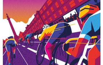 NE1's Newcastle City Sprint - sunset cycle racing in the heart of the city