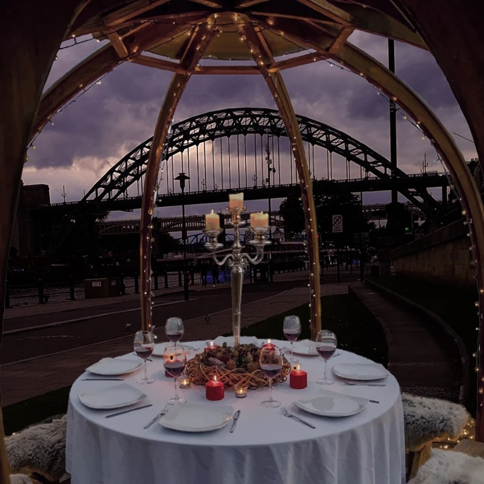 Unique Outdoor Dining Pods Set to Return to Newcastle’s Quayside this