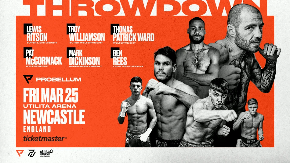 Probellum Boxing Throwdown Utilita Arena Get into Newcastle